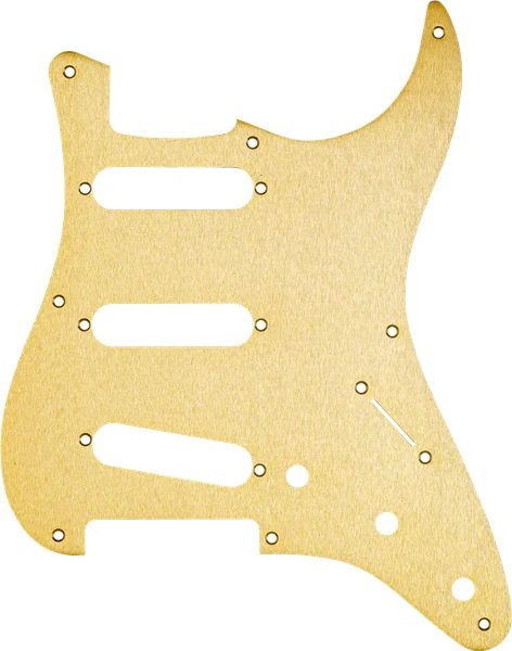 Pickguard Fender Stratocaster SSS 50s Gold