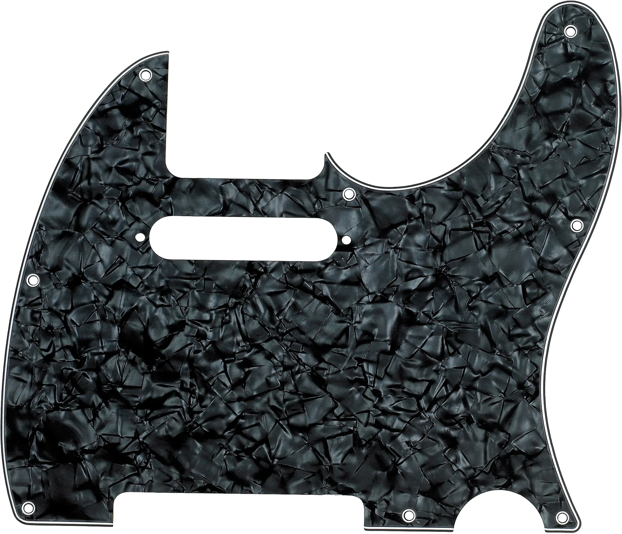 Pickguard de 8 agujeros para Telecaster Fender Moto Negro