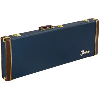 Estuche para guitarra eléctrica Fender Stratocaster y Telecaster color azul marino