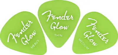 Fender Juego de 12 Plumillas Glow in the Dark