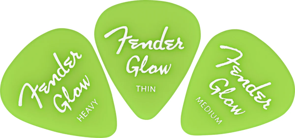 Fender Juego de 12 Plumillas Glow in the Dark