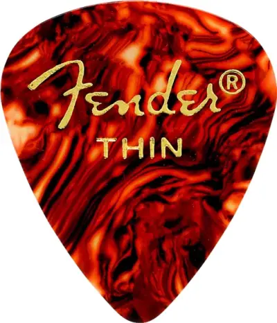 Fender Kit de 12 Plumillas Thin Shell Classic