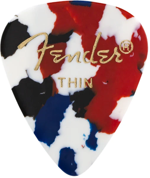 Fender Kit de 12 Plumillas Thin Confetti Classic