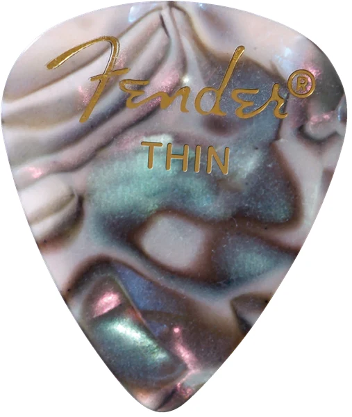 Fender Kit de 12 Plumillas Thin Abalone