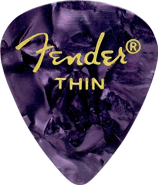 Fender Kit de 12 Plumillas Thin Purple Moto