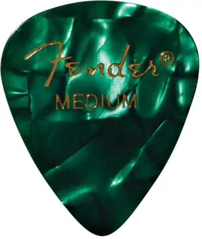 Kit de 12 plumillas Fender Medium Green