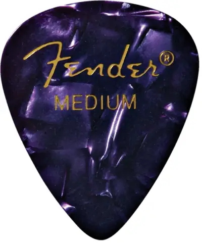 Fender Kit de 12 Plumillas Medium Purple Moto