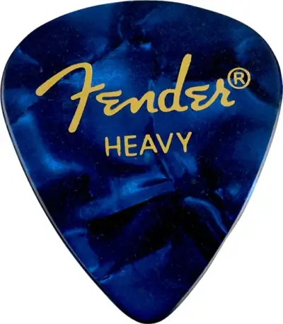 Fender Kit de 12 Plumillas Heavy Blue Moto
