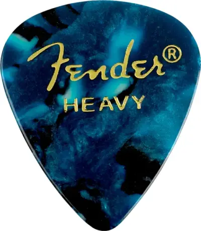 Fender Kit de 12 Plumillas Heavy Ocean Turquesa