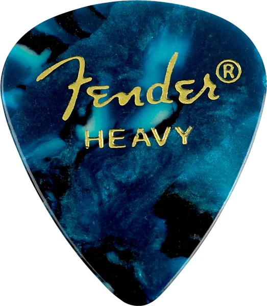 Fender Kit de 12 Plumillas Heavy Ocean Turquesa
