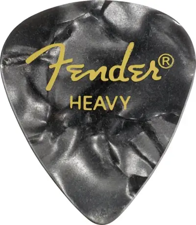 Fender Kit de 12 Plumillas Heavy Black Moto