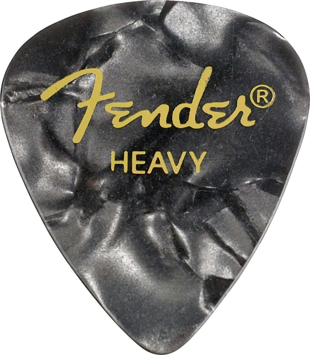 Fender Kit de 12 Plumillas Heavy Black Moto