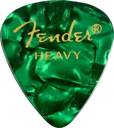 Fender Kit de 12 Plumillas Heavy Green Moto