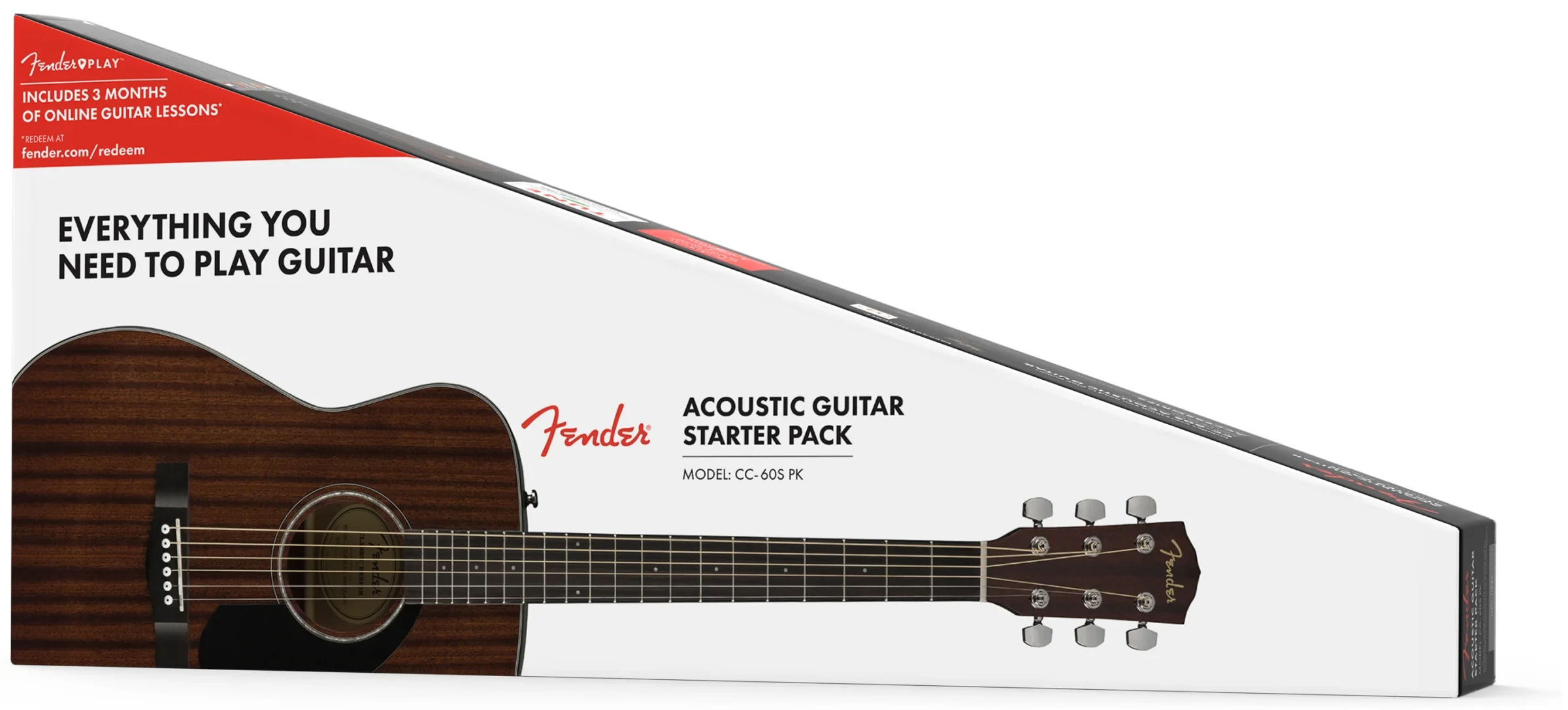 Fender CC-60S Concert Pack V2, Caoba