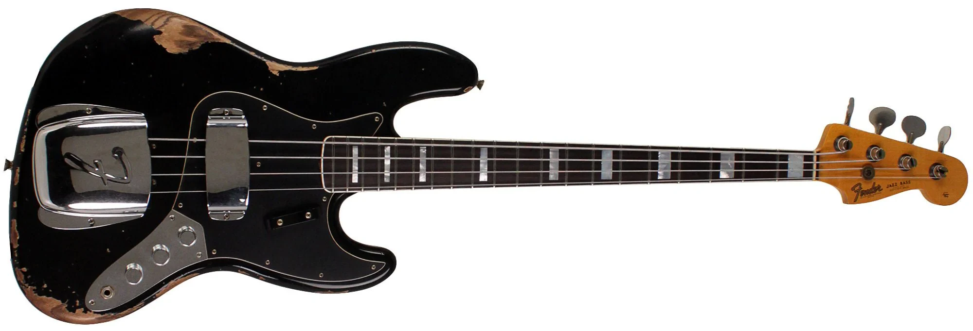 Fender Custom Shop Jazz Heavy Relic Black