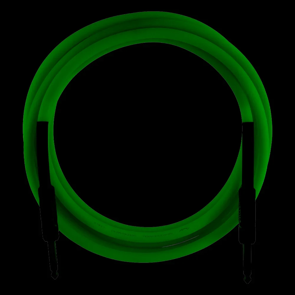 Cable Fender Profesional Fosforescente de 10 ft Verde - Imagen 2