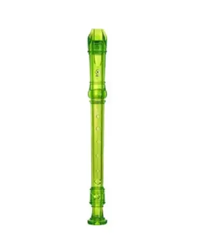 Flauta dulce soprano Yamaha YRS-20BG verde translúcida