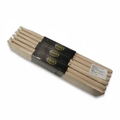 Baquetas de Maple Natural 5BN con Punta de Nylon D:15mm