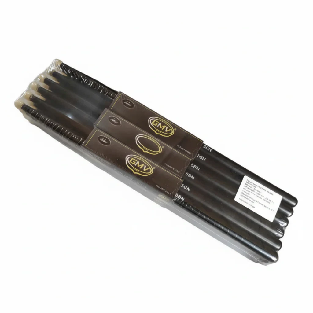 Baquetas de Maple con Punta de Nylon Color Negro