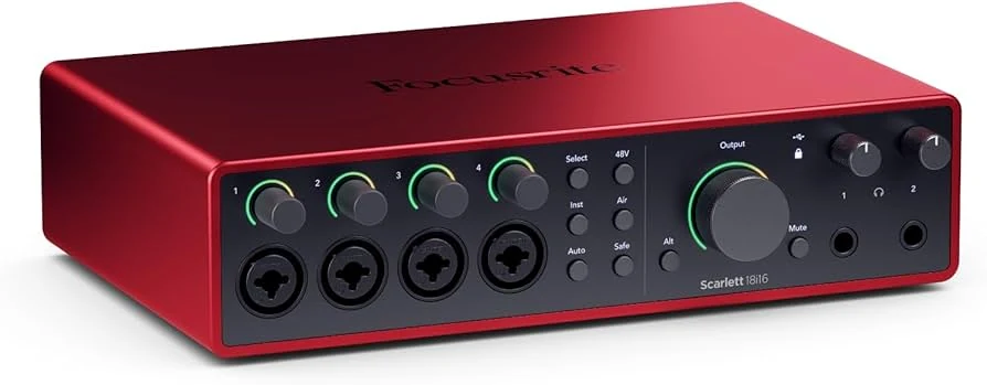 Focusrite Scarlett 18i16 4ta Generación