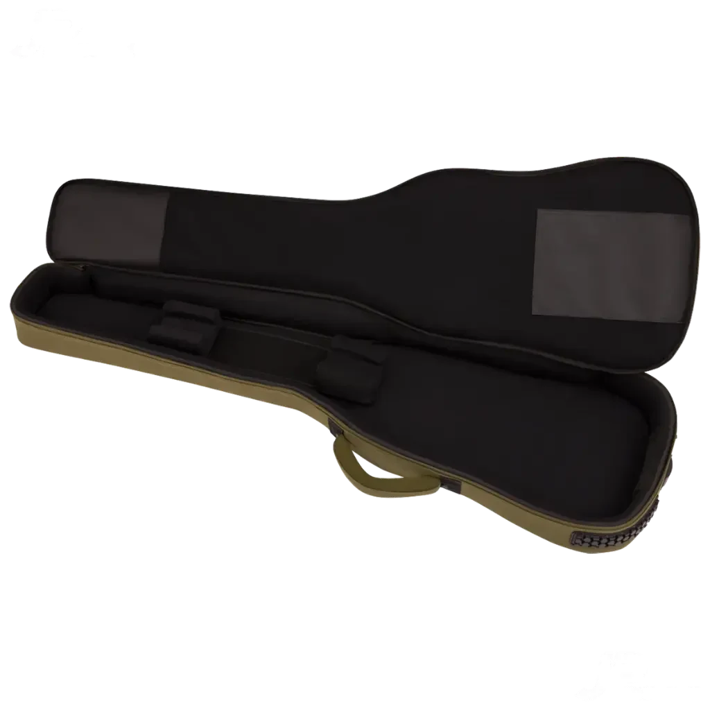 Funda Fender Troubador para Bajo Eléctrico Verde Olivo - Imagen 2