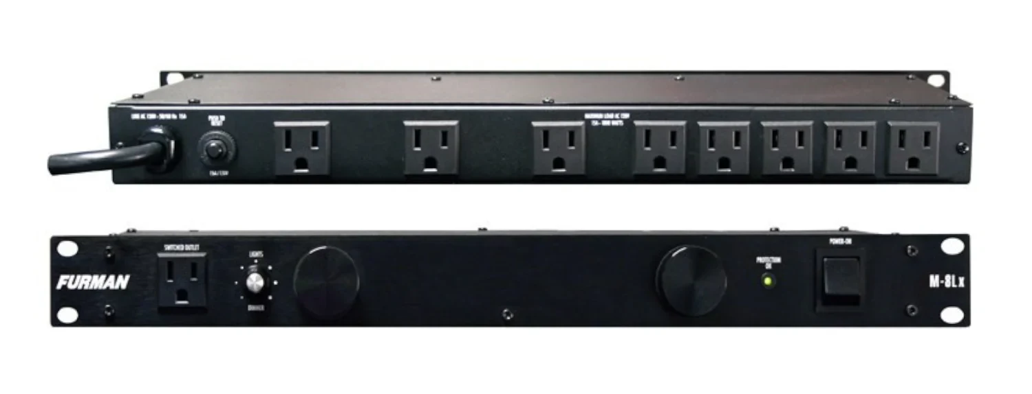 Furman M-8Lx Acondicionador de Energía 15 Amperios con Iluminación
