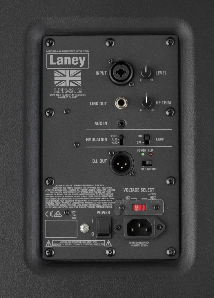 Gabinete Laney 2x12" para guitarra de 800W LFR-212 Edición Limitada firmada por Guthrie Govan - Imagen 3
