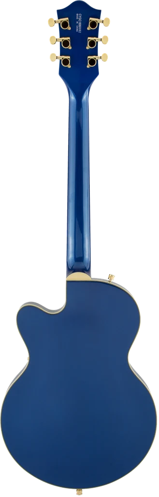 Gretsch G5655TG Electromatic Center Block Jr. Single-Cut - Azure Metallic con Hardware Dorado - Imagen 2
