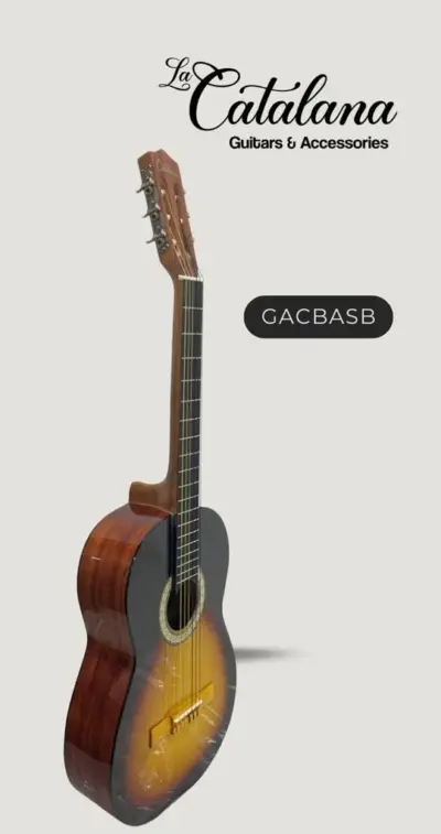 Guitarra Acústica Clásica Beteada Avellana Tapa Sombor La Catalana