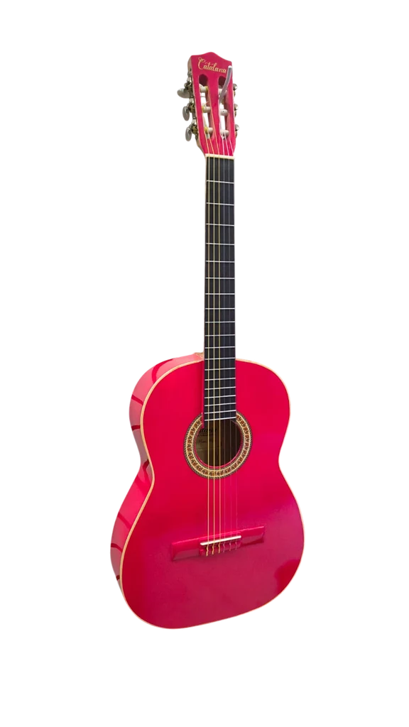 Guitarra Acústica Clásica Beteada Olmo Tapa Salmón La Catalana