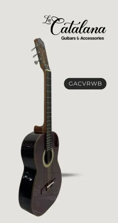 Guitarra Acústica Clásica Veta Tipo Rosewood Tapa Wine Blood La Catalana