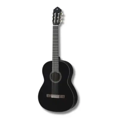Guitarra Acústica Yamaha C40BL con Cuerdas de Nylon Negra