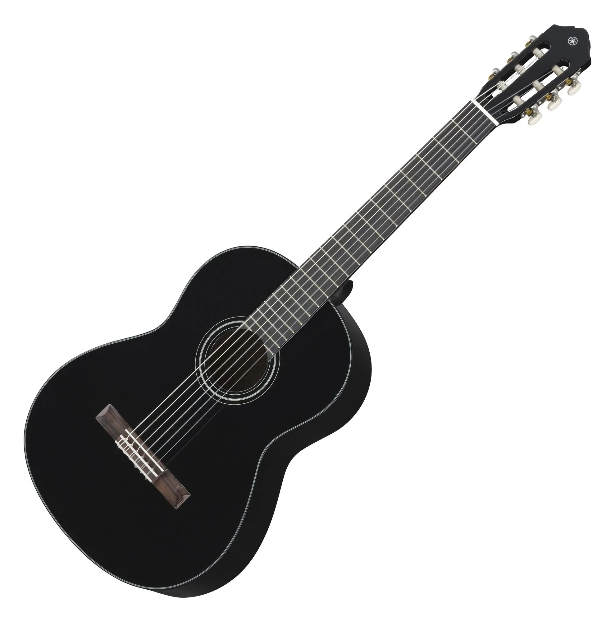 Guitarra Acústica Yamaha C40BL con Cuerdas de Nylon Negra - Imagen 3