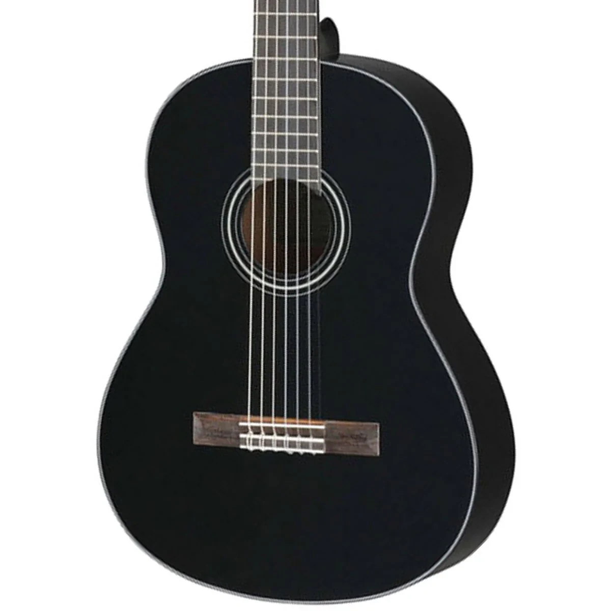 Guitarra Acústica Yamaha C40BL con Cuerdas de Nylon Negra - Imagen 4