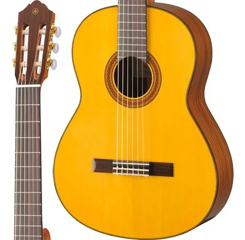 Guitarra clásica Yamaha CG162S con tapa sólida - Imagen 2