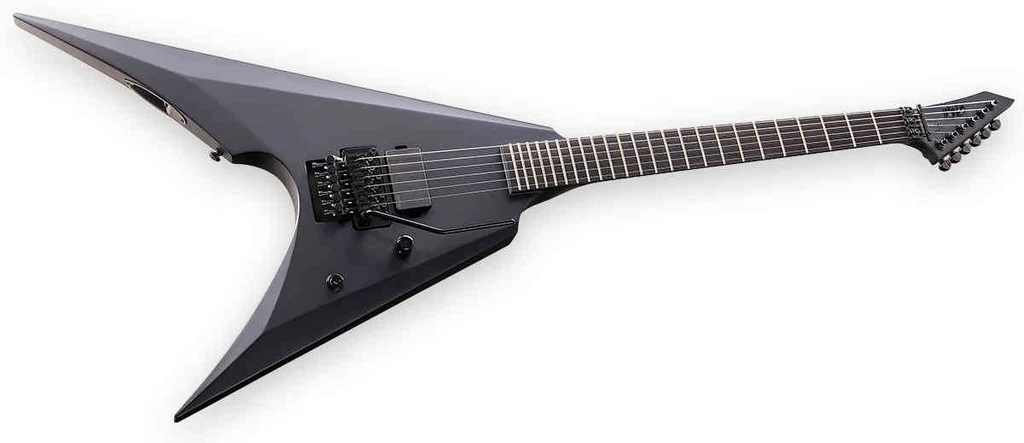 Guitarra eléctrica ESP LTD Arrow Black Metal Satin - Imagen 2