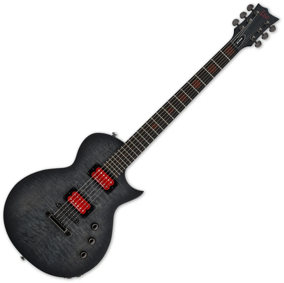 Guitarra eléctrica barítono ESP LTD BB-600 See Thru Black Sunburst Satin - Imagen 2