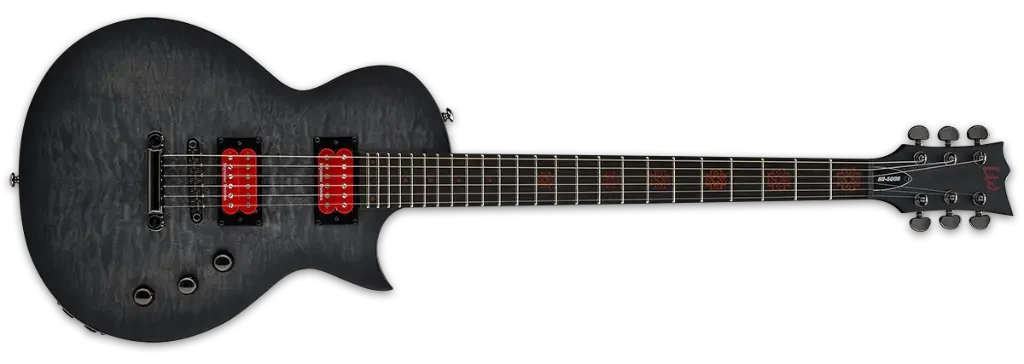 Guitarra eléctrica barítono ESP LTD BB-600 See Thru Black Sunburst Satin - Imagen 3