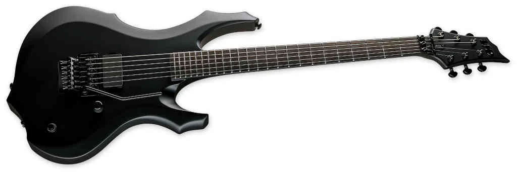 Guitarra eléctrica LTD LFBKMBLKS Black Satin - Imagen 2