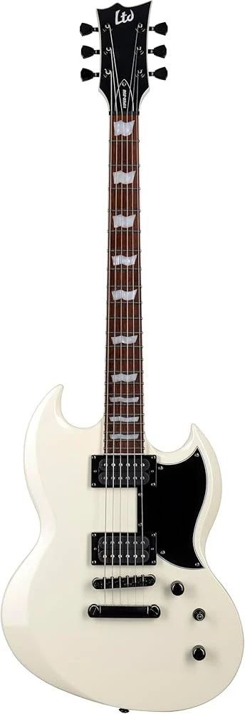 Guitarra eléctrica ESP LTD Viper-256 en blanco olímpico