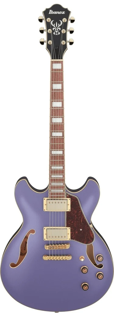 Guitarra eléctrica Ibanez AS73G-MPF color púrpura metálico mate
