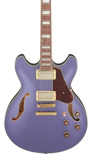 Guitarra eléctrica Ibanez AS73G-MPF color púrpura metálico mate - Imagen 3