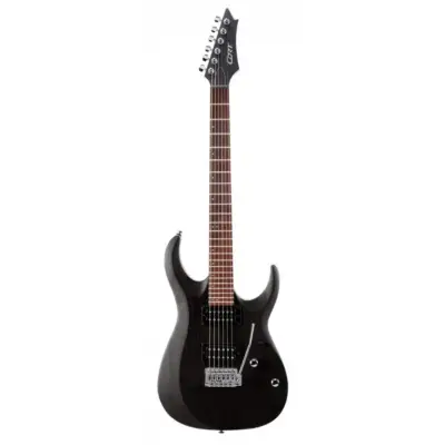Guitarra eléctrica Cort X100 Open Pore Black