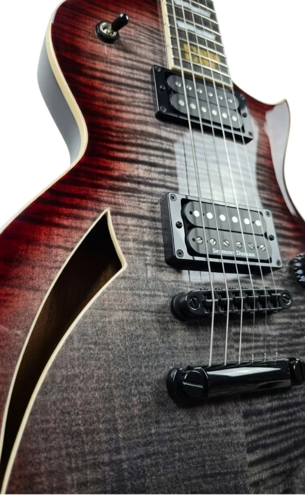Guitarra eléctrica ESP E-II EC FM BB Custom - Imagen 4
