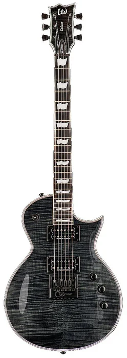 Guitarra eléctrica LTD EC-1000 Evertune See Thru Black