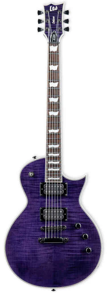Guitarra eléctrica LTD EC-1000 See Thru Purple