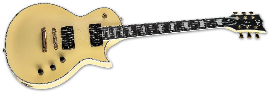 Guitarra eléctrica LTD EC-1000 Vintage Gold Satin - Imagen 5