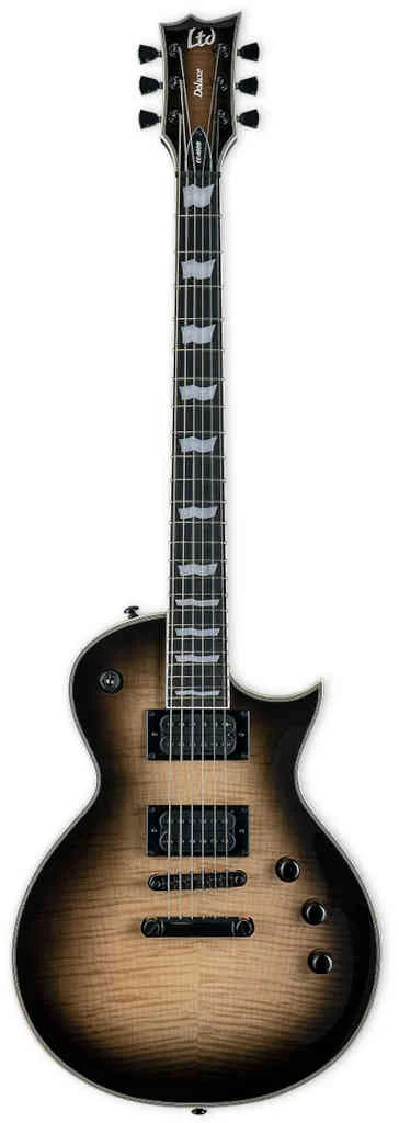 Guitarra eléctrica EC-1000T Black Natural Burst LTD
