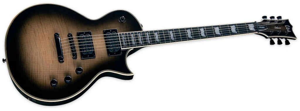 Guitarra eléctrica EC-1000T Black Natural Burst LTD - Imagen 2