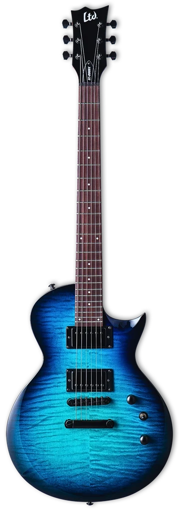 Guitarra eléctrica EC-200DX azul LTD